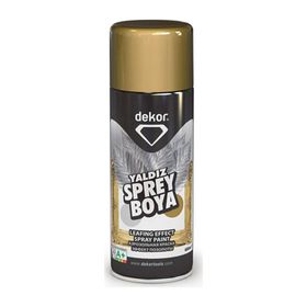 Dekor Altın Yaldız 400 ml Akrilik Efektli Sprey Boya
