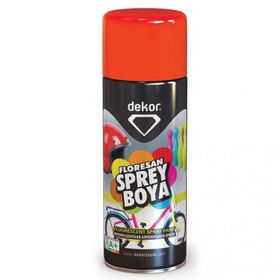 Dekor Floresan Kırmızı 400 ml Akrilik Efektli Sprey Boya