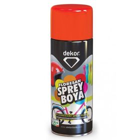 Dekor Floresan Kırmızı 400 ml Akrilik Efektli Sprey Boya