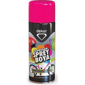 Dekor Florosan Koyu Kırmızı 400 ml Akrilik Efektli Sprey Boya