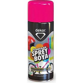 Dekor Florosan Koyu Kırmızı 400 ml Akrilik Efektli Sprey Boya