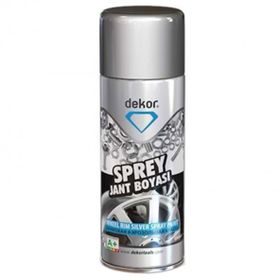 Dekor Gümüş 400 ml Akrilik Efektli Sprey Boya