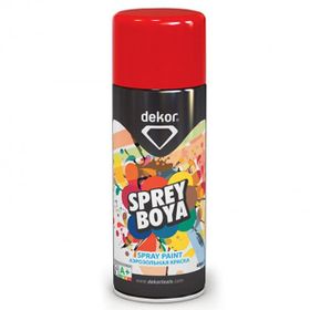 Dekor Kırmızı 400 ml Efektli Akrilik Sprey Boya