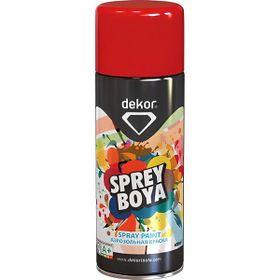 Dekor Kırmızı 400 ml Efektli Akrilik Sprey Boya
