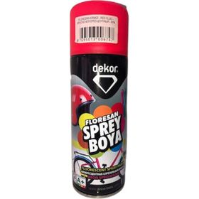 Dekor Kırmızı Floresan 400 ml Sprey Boya