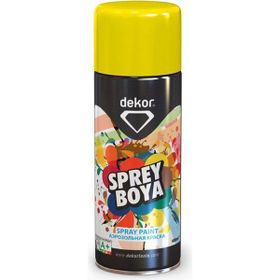 Dekor Krom Sarı 400 ml Akrilik Efektli Sprey Boya