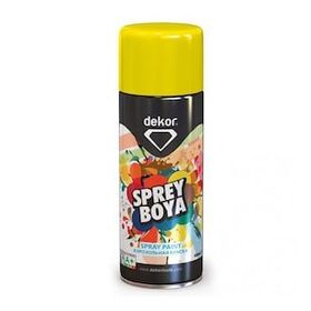 Dekor Krom Sarı 400 ml Akrilik Efektli Sprey Boya