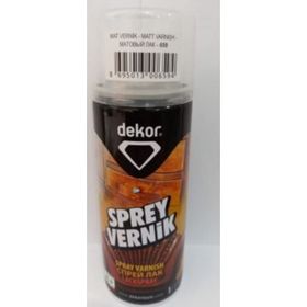 Dekor Mat Vernik 400 ml Sprey Boya