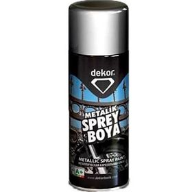 Dekor Metalik Gri 400 ml Sprey Boya