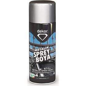 Dekor Metalik Gri 400 ml Sprey Boya