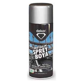Dekor Metalik Gri 400 ml Sprey Boya