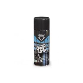 Dekor Metalik Siyah 400 ml Sprey Boya