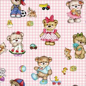 Dekor New Art 1015-B Ayıcıklı Çocuk Odası Duvar Kağıdı