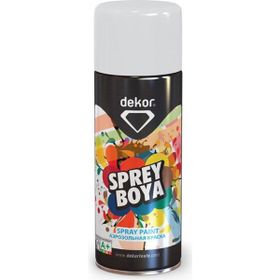 Dekor Parlak Beyaz 400 ml Efektli Akrilik Sprey Boya