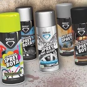 Dekor RAL1003 Taksi Sarısı 400 ml Sprey Boya