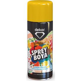 Dekor RAL1003 Taksi Sarısı 400 ml Sprey Boya