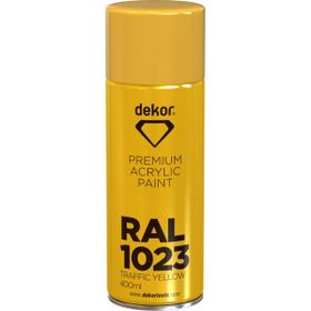 Dekor RAL1023 Krom Sarısı 400 ML Sprey Boya