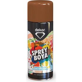 Dekor RAL8003 Açık Kahve 400 ml Akrilik Efektli Sprey Boya
