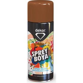 Dekor RAL8003 Açık Kahve 400 ml Akrilik Efektli Sprey Boya