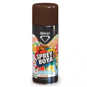 Dekor RAL8016 400 ml Kahve Akrilik Efektli Sprey Boya