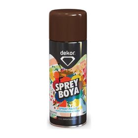 Dekor RAL8016 400 ml Kahve Akrilik Efektli Sprey Boya