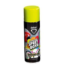 Dekor Sarı Floresan 400 ml Sprey Boya
