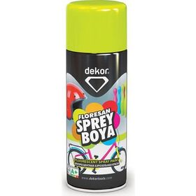 Dekor Sarı Floresan 400 ml Sprey Boya