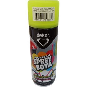 Dekor Sarı Floresan 400 ml Sprey Boya