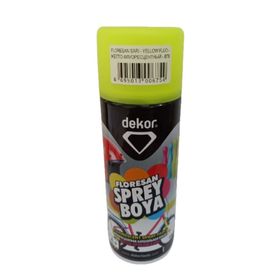 Dekor Sarı Floresan 400 ml Sprey Boya