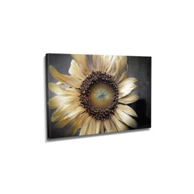Dekor Sevgisi Beyaz Ay Çiçeği 120x80 cm Tablo