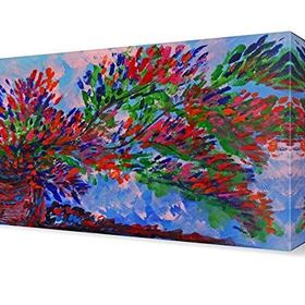 Dekor Sevgisi Çiçek 3 105x70 cm Yağlı Boya Tablo