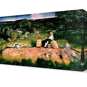 Dekor Sevgisi Çocuklar 60x40 cm Yağlı Boya Tablo