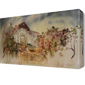 Dekor Sevgisi Ev 60x40 cm Yağlı Boya Tablo