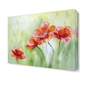 Dekor Sevgisi Gelincik 90x60 cm Yağlı Boya Tablo
