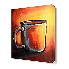 Dekor Sevgisi Kahve Reami 75x50 cm Yağlı Boya Tablo