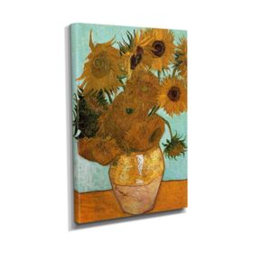 Dekor Sevgisi Vincent Van Gogh Ayçiçeği 60x40 cm Kanvas Tablo