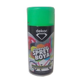 Dekor Yeşil Floresan 400 ml Sprey Boya