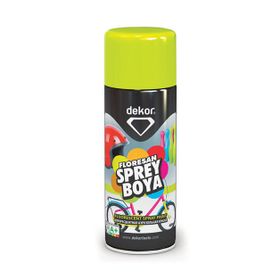 Dekor Yeşil Floresan 400 ml Sprey Boya
