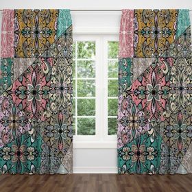 Dekoratif 80 Çift Kanatlı 280x250 cm Fon Perde