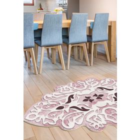 Dekoreko 101 Figürlü Özel Kesim Pudra 80x150 cm Halı