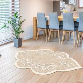Dekoreko 103 Figürlü Özel Kesim Bej 80x150 cm Halı