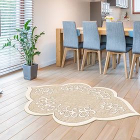 Dekoreko 103 Figürlü Özel Kesim Bej 80x150 cm Halı