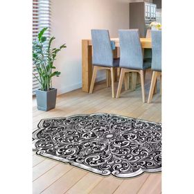 Dekoreko 116 Figürlü Özel Kesim Siyah 120x180 cm Halı