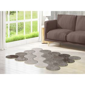 Dekoreko 117 Figürlü Özel Kesim Kahve 80x150 cm Halı