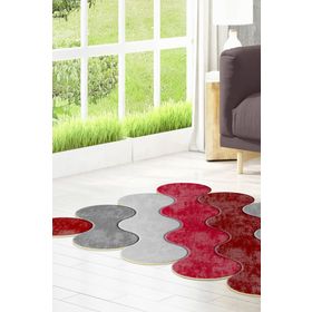 Dekoreko 117 Figürlü Özel Kesim Kırmızı 80x150 cm Halı