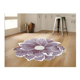 Dekoreko 120 Mor 80x80 Figürlü Yuvarlak Özel Kesim Halı