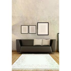 Dekoreko 1802 Desen 1 İpek Dijital Saçaklı 120x180 cm Halı