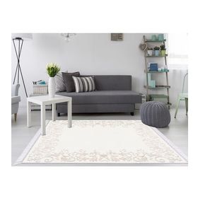Dekoreko 1802 Desen 1 İpek Dijital Saçaklı 120x180 cm Halı
