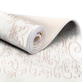 Dekoreko 1802 Desen 1 İpek Dijital Saçaklı 120x180 cm Halı