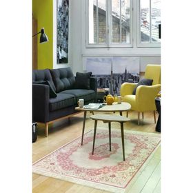 Dekoreko 1810 İpek Halı Dijital Saçaklı 180x280 cm Salon Halı